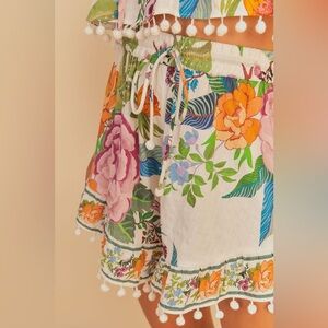 Farm Rio: Off-White Sweet Bloom Short